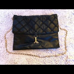 Deux Lux Black & Gold Crossbody Bag